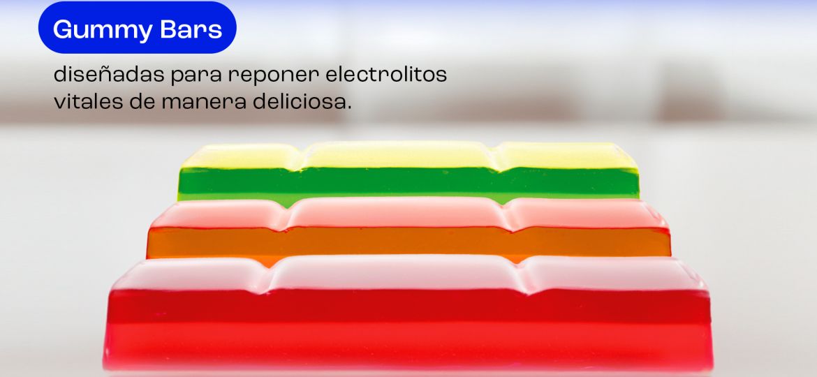 gummy bars de electrolitos,