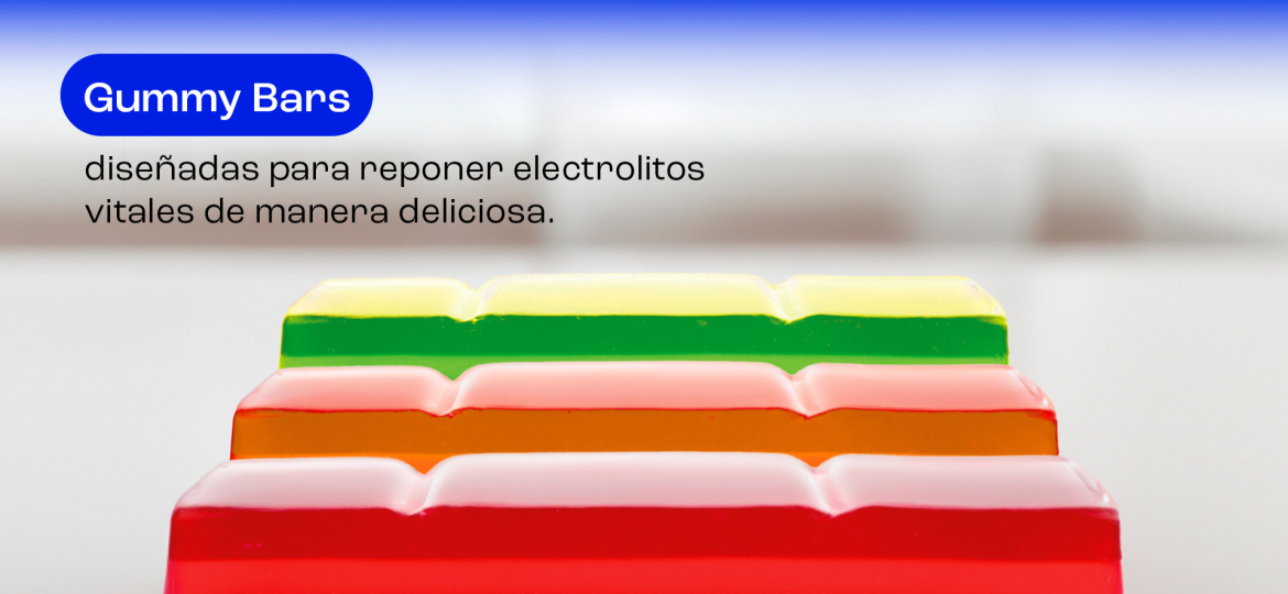 gummy bars de electrolitos,